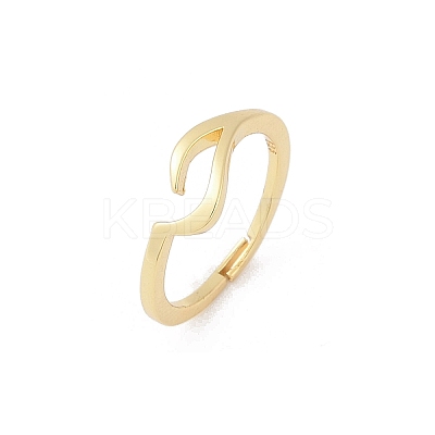 Brass Finger Rings for Women KK-P299-10G-1