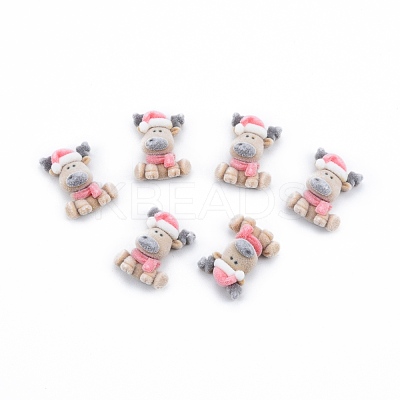 Opaque Resin Cabochons RESI-T053-09-1