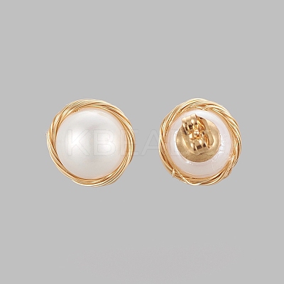 Stud Earrings X-EJEW-JE04047-1