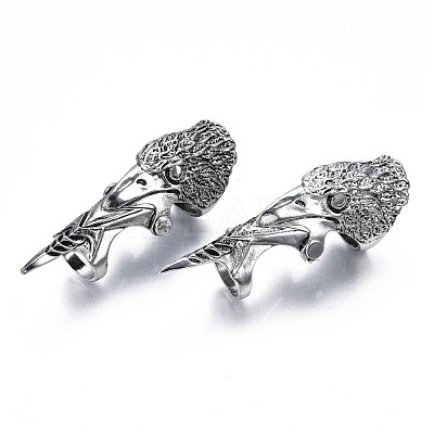 Eagle Armour Alloy Full Finger Ring RJEW-T009-24AS-1