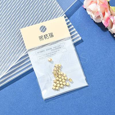 SHEGRACE Brass Star Beads XGRPCU754-299G-1