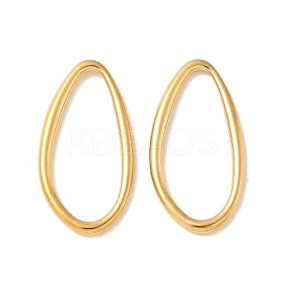 304 Stainless Steel Teardrop Linking Rings STAS-L300-010C-G-1