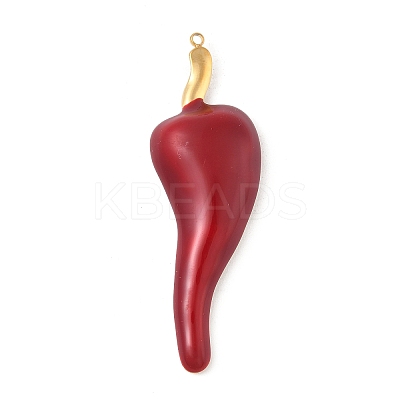 304 Stainless Steel Enamel Big Pendants STAS-Z153-02G-03-1