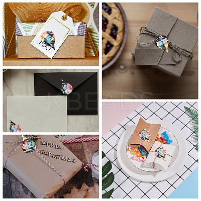 Word Thank You Teardrop Roll Stickers DIY-B031-04A-1