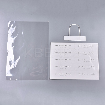 Transparent BOPP Plastic Gift Bag ABAG-F003-01C-1