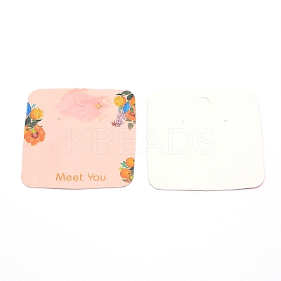 Paper Jewelry Display Cards LS-CDIS-WH0017-04-1