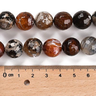 Natural Fire Crackle Agate Beads Strands G-L595-A02-01F-1