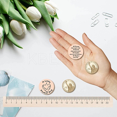 201 Stainless Steel Commemorative Coins AJEW-CN0002-05H-1