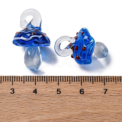 Handmade Lampwork Pendants LAMP-M02-01W-1