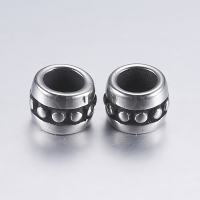 304 Stainless Steel European Beads STAS-P183-20AS-1