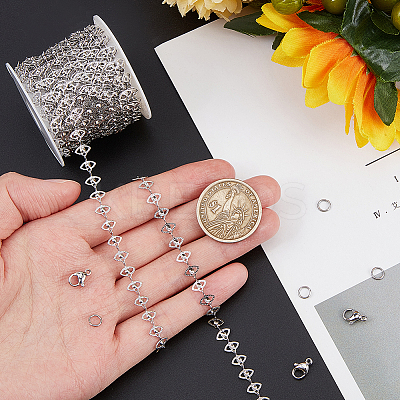 DIY Chain Bracelet Necklace Making Kit DIY-BBC0001-67-1