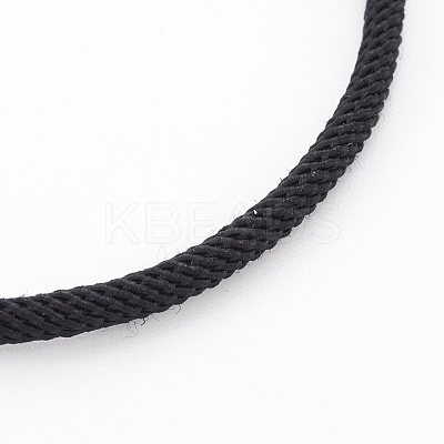 Braided Cotton Cord Bracelet Making MAK-L018-03A-03-P-1