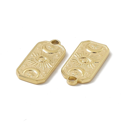 PVD Vacuum Plating 201 Stainless Steel Charms X-STAS-J401-VC591-1