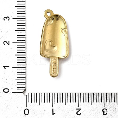 304 Stainless Steel Enamel Pendants STAS-I355-12G-03-1