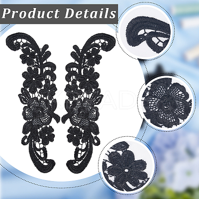 Sew on Flower Appliques PATC-WH0005-46A-1