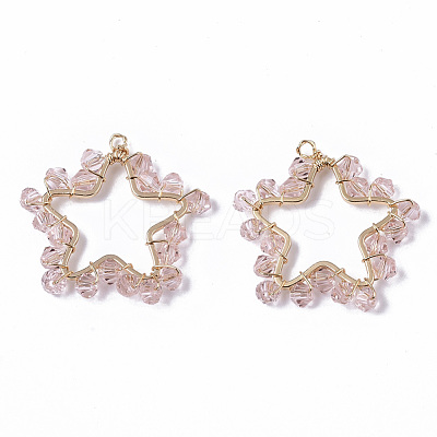 Glass Pendants KK-S354-005A-NF-1