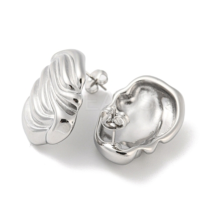 Non-Tarnish 304 Stainless Steel Stud Earrings LS-EJEW-G367-06P-1