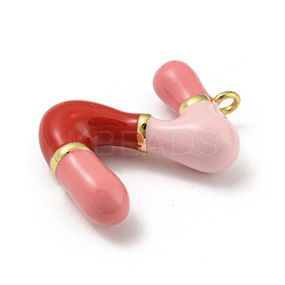 Brass Enamel Pendants KK-E093-03G-Z-1