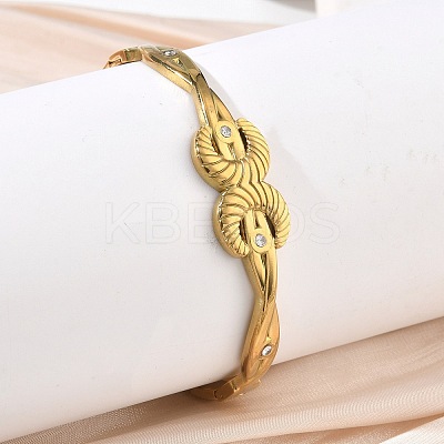 304 Stainless Steel Hinged Cuff Bangles SA-CBAB92B-13G-1