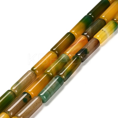 Dyed Natural Agate Beads Strands G-G203-01C-1