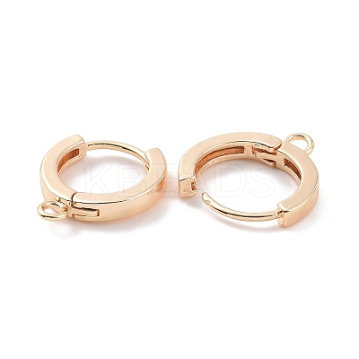 Brass Earring Findings X-KK-A168-26G-1