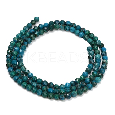 Natural Chrysocolla Beads Strands GG-CBA77FB-B12-3mm-1