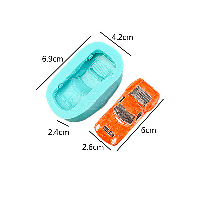 Racing Car Shape Cake Decoration Food Grade Silicone Molds DIY-M037-01-1