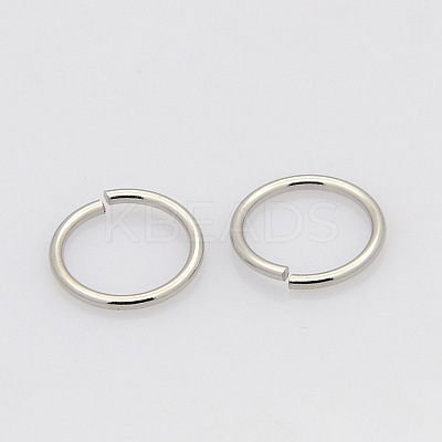 Tarnish Resistant 304 Stainless Steel Saw Cut Open Jump Rings STAS-N015-10-4x0.5mm-1