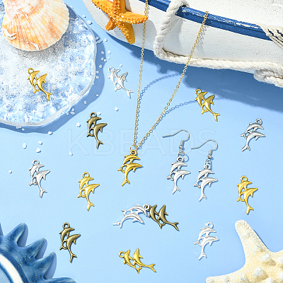 60Pcs 5 Colors Tibetan Style Alloy Pendants FIND-SC0016-87-1