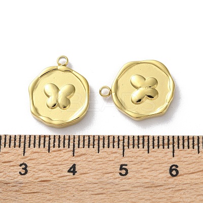 Ion Plating(IP) 304 Stainless Steel Pendants STAS-Z099-01G-01-1
