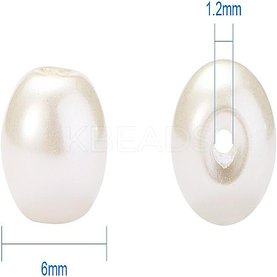 Eco-Friendly Dyed Glass Pearl Round Beads HY-BC0001-6mm-RB011-1