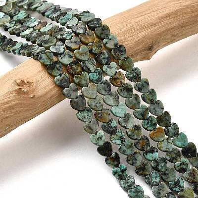 Natural African Turquoise(Jasper) Beads Strands G-A272-A01-25-1