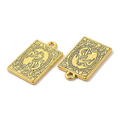 Rack Plating Alloy Pendants PALLOY-N163-180D-AG-1