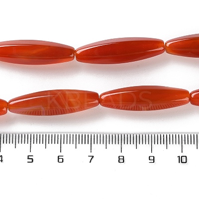 Natural Agate(Dyed & Heated) Beads Strands G-M446-A01-01B-1