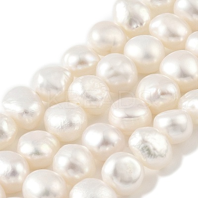 Natural Cultured Freshwater Pearl Beads Strands PEAR-A006-08C-1