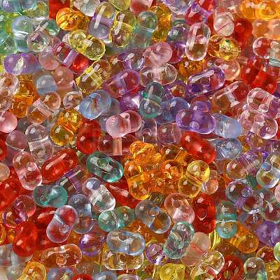 Transparent Acrylic Beads X-MACR-L010-02-1