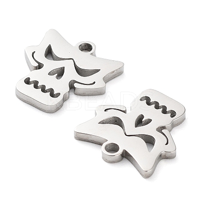 Non-Tarnish 316 Surgical Stainless Steel Charms STAS-Q314-07P-1