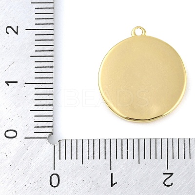 Brass Enamel Pendants KK-L219-22G-1
