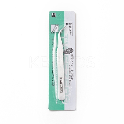 Tarnish Resistant 201 Stainless Steel Beading Tweezers TOOL-R018-01-1