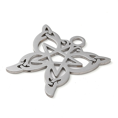 Non-Tarnish 304 Stainless Steel Pendants STAS-R116-09P-1