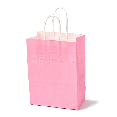 Rectangle Kraft Paper Gift Tote Bags CARB-XCP0001-04-1