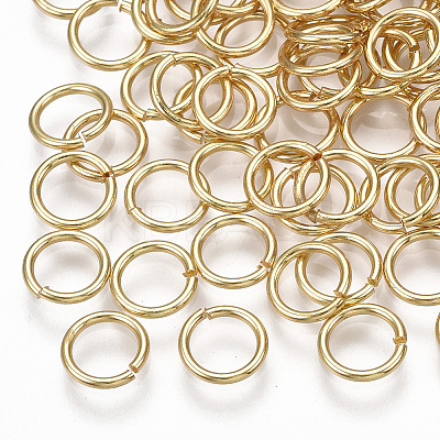 Brass Open Jump Rings X-KK-S348-246-1