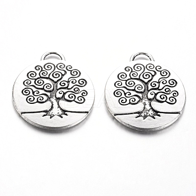 Tibetan Style Alloy Enamel Pendants Setting X-TIBEP-3395-AS-NR-1