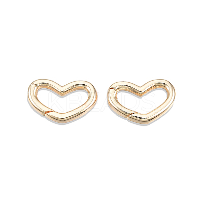 Brass Spring Gate Rings KK-N232-443LG-1