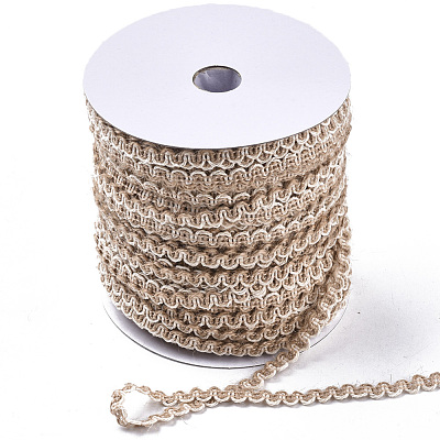 Braided Burlap Wave Ribbon OCOR-TAC0009-06-1