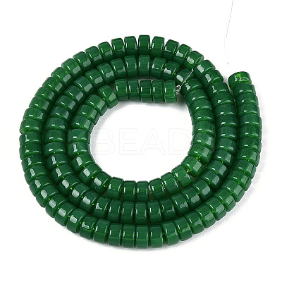 Imitation Jade Glass Beads Strands LS-GLAA-N027-3x6mm-02-1