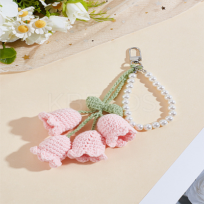 1Pc Flower Alloy Pendant Decorations KEYC-LP0001-25D-1
