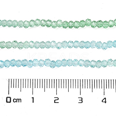 Transparent Painted Glass Beads Strands LS-DGLA-A034-T1mm-A16-1