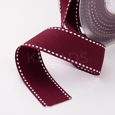 Grosgrain Polyester Ribbons for Gift Packings SRIB-I001-016-275W-1