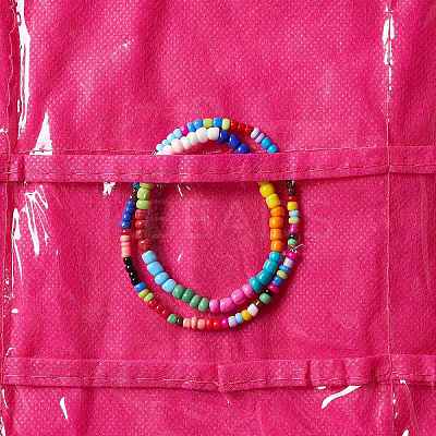 Non-Woven Fabrics Jewelry Hanging Display Bags LS-AJEW-C013-01B-1